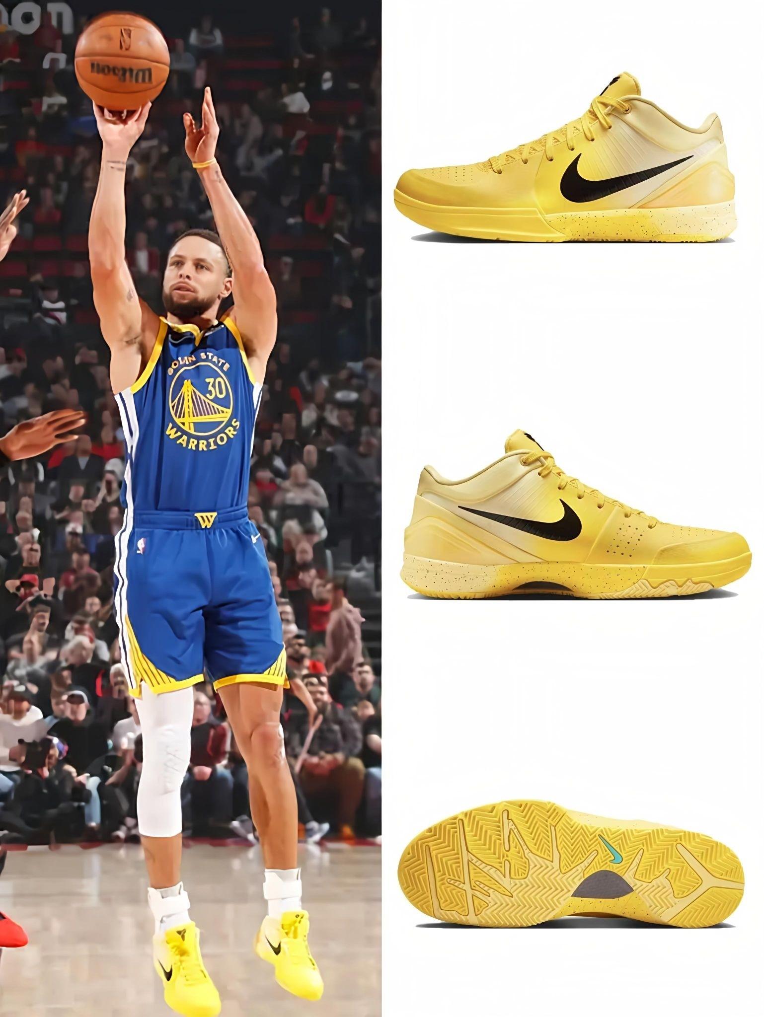 库里上脚科比Kobe4 爆砍48分 不敌开拓者